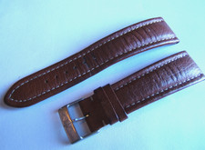 GENUINE BREITLING 22MM BAND STRAP 22-18 BROWN TAN 108X W BUCKLE NAVITIMER VGC picture