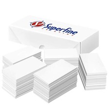 3.5 x 2” Extra Thick Small Blank White Study Flash Cards - 1000 Cards picture