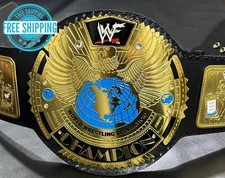 Big Eagle Attitude Era Championship Replica Tittle Belt ADULT Size Brass 6MM NEW picture
