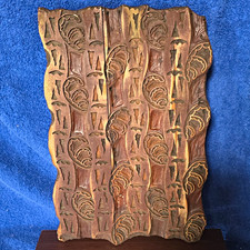 Antique Hand carved wooden fabric printing blocks picture