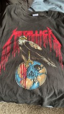 Vintage Metallica No Where Else to Roam U.S. Summer '94 Graphic T-Shirt XL picture