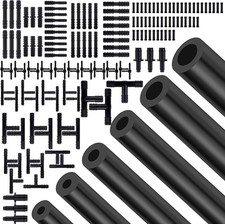 Silicone Vacuum Hose Kit, 5Ft 6PCS Vacuum Hose Automotive  113PCS Vacuum Line... picture