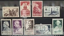 9276 - FRANCE- SCOTT# B192, B203, B205, B219, B221, B222, B223, B232, B237 - MNH picture
