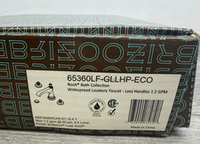 Brizo 65360LF-GLLHP-ECO Rook 1.2 GPM Widespread Bathroom Faucet READ picture