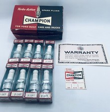 (8) NOS’ Champion F-14Y Spark Plugs.....Ford, Edsel, Thunderbird...etc. USA Made picture