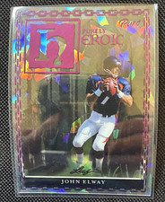 2025 Leaf Eclectic John Elway TRUE 1/1 Purely Heroic Acetate Broncos HOF SSP picture