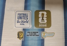 Argentina vs Spain /España 2026 World Cup Final Match Detail Patch Jersey IronOn picture