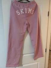 SKIMS Cotton Fleece Classic Logo Straight Leg Pant Size Extra small and M picture
