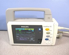 PHILIPS INTELLIVUE X2 MMS M3002A Monitor/Masimo Set FAST 12XL EASI ~ TESTED picture