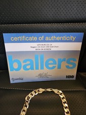 Dwayne The Rock Johnson HBO Ballers Original Screen Used Faux Gold Necklace Prop picture