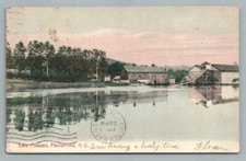 Lake Pleasant PLEASANTVILLE NY Hand Colored Antique Mt. Pleasant Westchester '08 picture