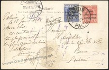 Germany 1918 WWI Togo Anglo-French Occ Cover Station Palime Bern Switzerl 115469 picture