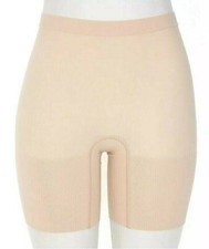 Spanx 237821 Womens Power Mid Thigh Shaper Shorts Seamless Soft Nude Size XL picture