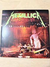 METALLICA SEATTLE ‘89 BLACKENED LABEL  TRIPLE 3LP 6-SIDED RARE VINYL RECORD picture