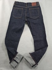 GUSTIN Mens Jeans 33x31 Blue #68 RAW Japanese Selvedge Denim  116699 NWOT picture