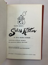 Tante Heidi's Swiss Kitchen by Eva Maria Borer / 1965 Vintage Swiss Cookbook  picture