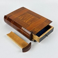 Antique H.A. Nielsen Wood Specimen Crafted Book Box - Port Douglas, Queensland picture