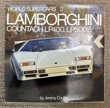 VTG World Supercars 2: Lamborghini Countach LP400, LP500S By Jeremy Coulter 1985 picture