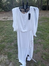 NEW BCBG RAYAH SEQUIN EMBROIDERED DRAPED BACK GOWN WQR63F52/L370A SIZE 12 picture