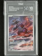 TAG 10 Groudon 199/182 : 2023 Pokemon Paradox Rift Illustration Rare picture