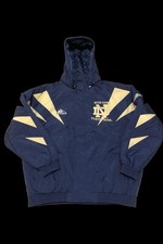 Vintage NOTRE DAME FIGHTIN' IRISH  JACKET JERSEY APEX XL full zip hooded parka picture