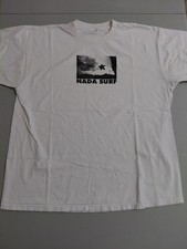 VINTAGE NADA SURF WHITE T-SHIRT XL INDIE PUNK EMO ROCK 2002/2003 LET GO ERA RARE picture