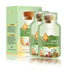 Natural Plant Hair Dye, New Botanical Bubble Hair Dye 20ml 10Packs/Box, Pure picture