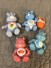 Vintage 1983 1984 Kenner Care Bears Poseable Figures Lot Grams Bedtime Tugs Hugs picture