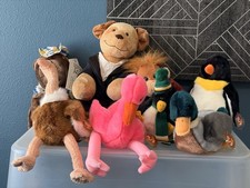 Vintage 1990s TY Beanie Babies Lot – Original Heart Tags – Collectible Plush Set picture