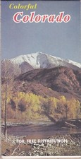 1977 Official State Issue Road Map of Colorado picture
