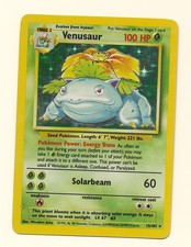1999 Pokemon Game Base #15/102 Venusaur Holo MP picture
