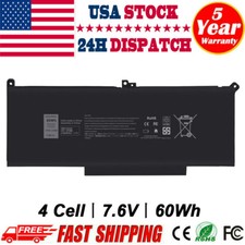 F3YGT Battery For Dell Latitude 12 7000 7280 7290 13 7380 7390 14 7480 7490 60Wh picture