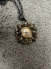 Vintage Regency 17 Jewels Antique Women’s Custom Watch Heirloom w/ Chain 50s 60s picture