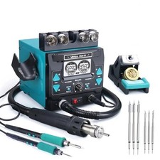 YIHUA 992D-III Rework Station Hot Air Gun (4-Wire Blower) + C210/C245 Soldering picture