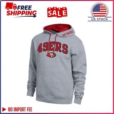 San Francisco 49ers Champion Contrast Hoodie - Black/Scarlet picture