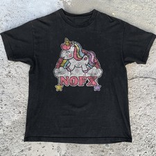 NOFX Vintage California Punk Rock Band Black Music Graphic T-Shirt picture
