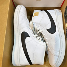 Nike Court Vision Mid Men's Sneakers White/Black CD5466-004 picture