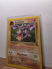 Aerodactyl 1/62 Rare Fossil Pokemon Unlimited Holo Lightly Played picture