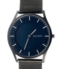 Skagen Holst SKW6223 Stainless Steel Navy / Grey Adjustable Mesh Band 9