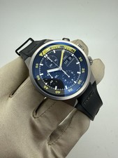 2006 IWC Aquatimer Titanium Black Dial 42mm Automatic Men's Watch IW371918 B+P picture