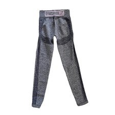 Gymshark Flex High Waisted Leggings Charcoal Marl Knit Pattern XS S picture