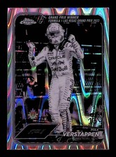 Max Verstappen 2024 Topps Chrome F1 Black & White RayWave Refractors #145 picture