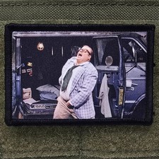 Van Down By River The Patch Moral Tactical Meme USA Funny Hook & Loop 3x2 picture