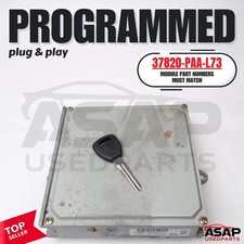 37820-PAA-L73 Honda Accord 2000-2002 2.3L Engine Computer Plug N Go.. picture