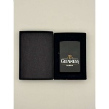 Vintage 2005 Zippo Guinness Dublin Black Matte Lighter Box Instructions New MIB. picture