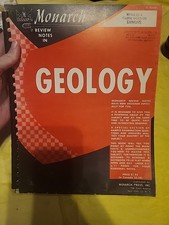 Vintage 1963 Monarch Review Notes In Geology picture