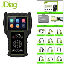 JDiag M100 Pro OBD2 Motorcycle Scanner ABS TPMS WiFi Battery Tester Full System picture