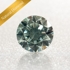 Untreated 0.14ct Natural Light Blue Round Loose Diamond Earth Mined VS2 picture