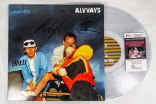 ALVVAYS Full Band Signed Autographed BLUE REV Clear Vinyl Album JSA COA picture