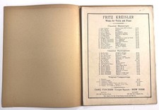 Antique Music for Tambourin Chinois by Fritz Kreisler  picture
